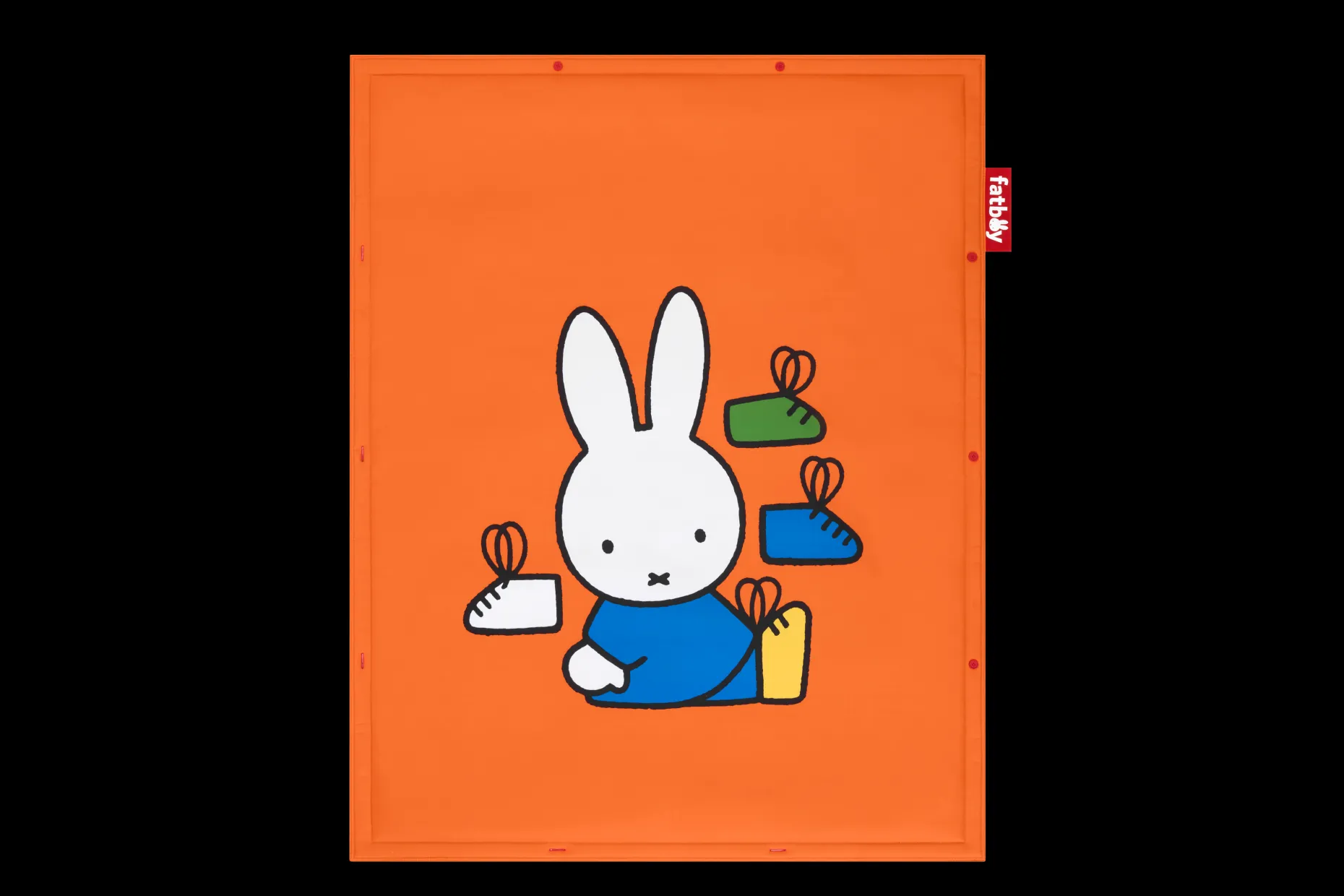 Flying Carpet x Miffy Tapis de jeu Miffy, orange, 180x140 cm