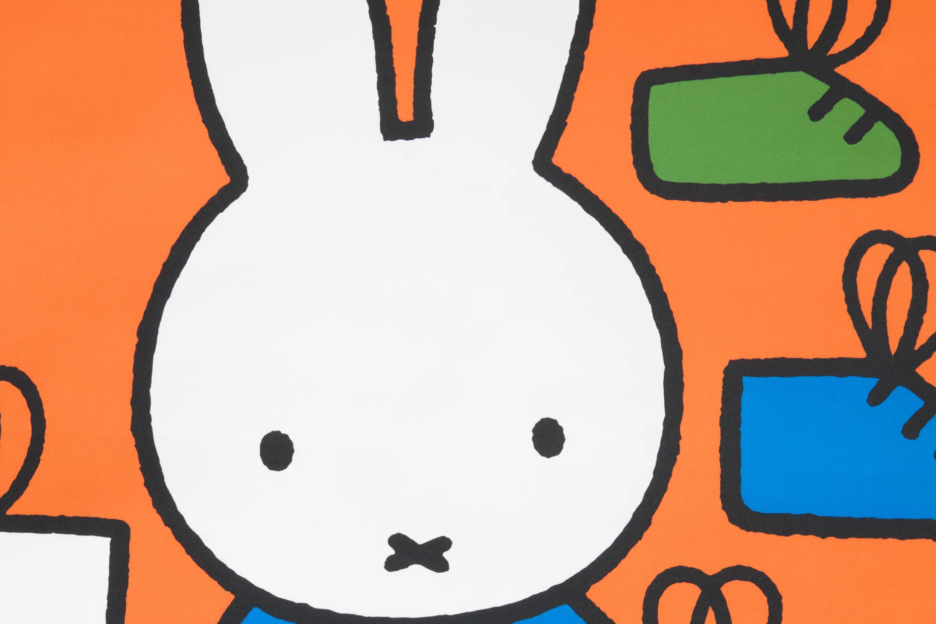 Flying Carpet x Miffy Tapis de jeu Miffy, orange, 180x140 cm