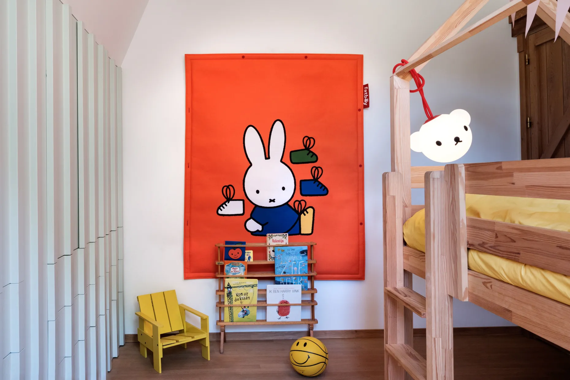 Flying Carpet x Miffy Tapis de jeu Miffy, orange, 180x140 cm