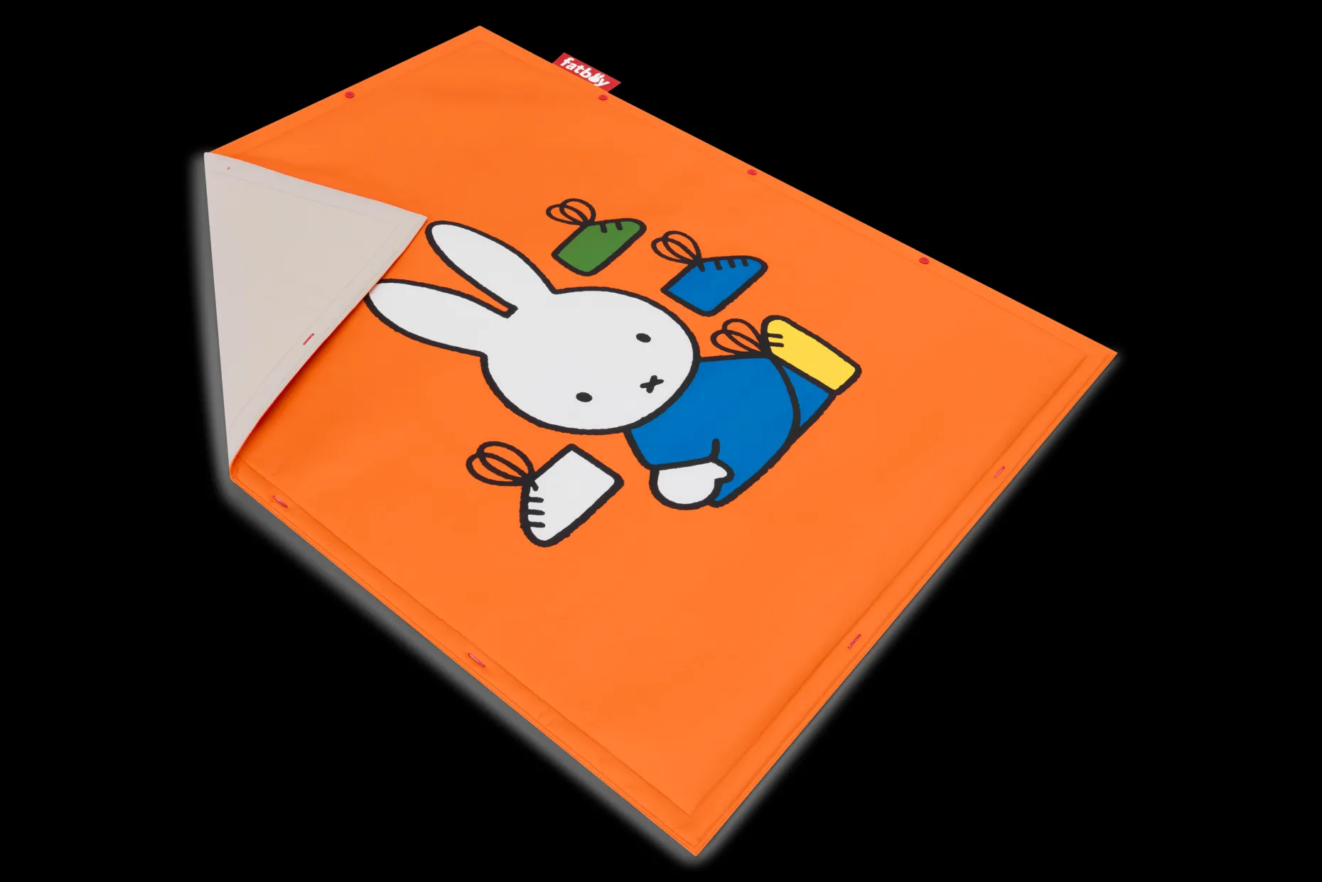 Flying Carpet x Miffy Tapis de jeu Miffy, orange, 180x140 cm