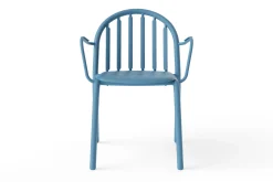 Fred's Armchair Chaise de jardin avec accoudoirs, bleu, 60x59.5x80.5 cm