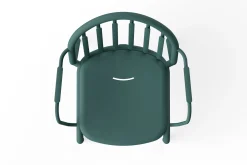 Fred's Armchair Chaise de jardin avec accoudoirs, vert, 60x59.5x80.5 cm