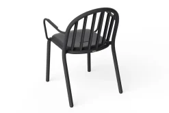 Fred's Armchair Chaise de jardin avec accoudoirs, black, 60x59.5x80.5 cm