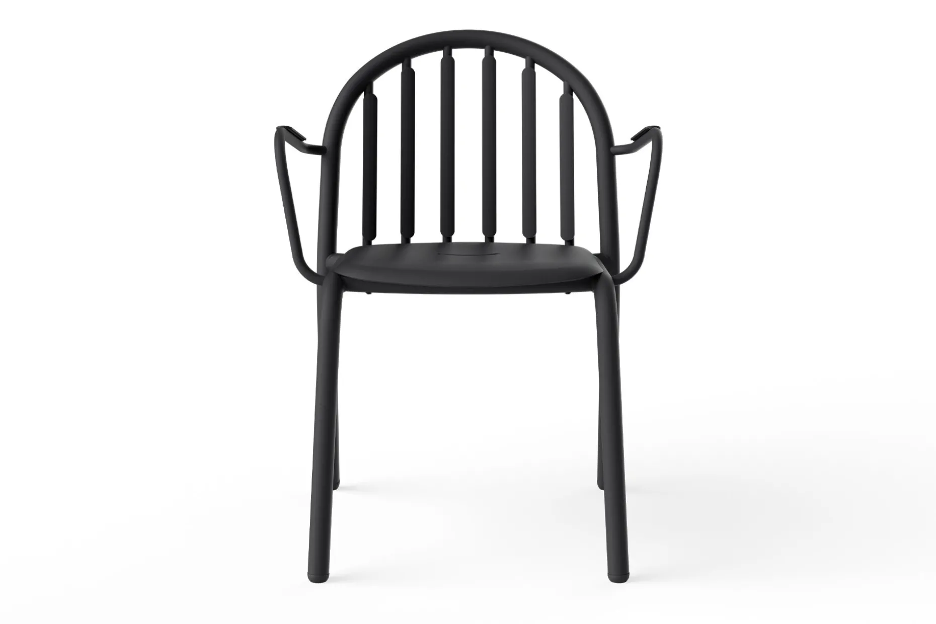 Fred's Armchair Chaise de jardin avec accoudoirs, black, 60x59.5x80.5 cm