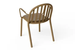 Fred's Armchair Chaise de jardin avec accoudoirs, marron, 60x59.5x80.5 cm
