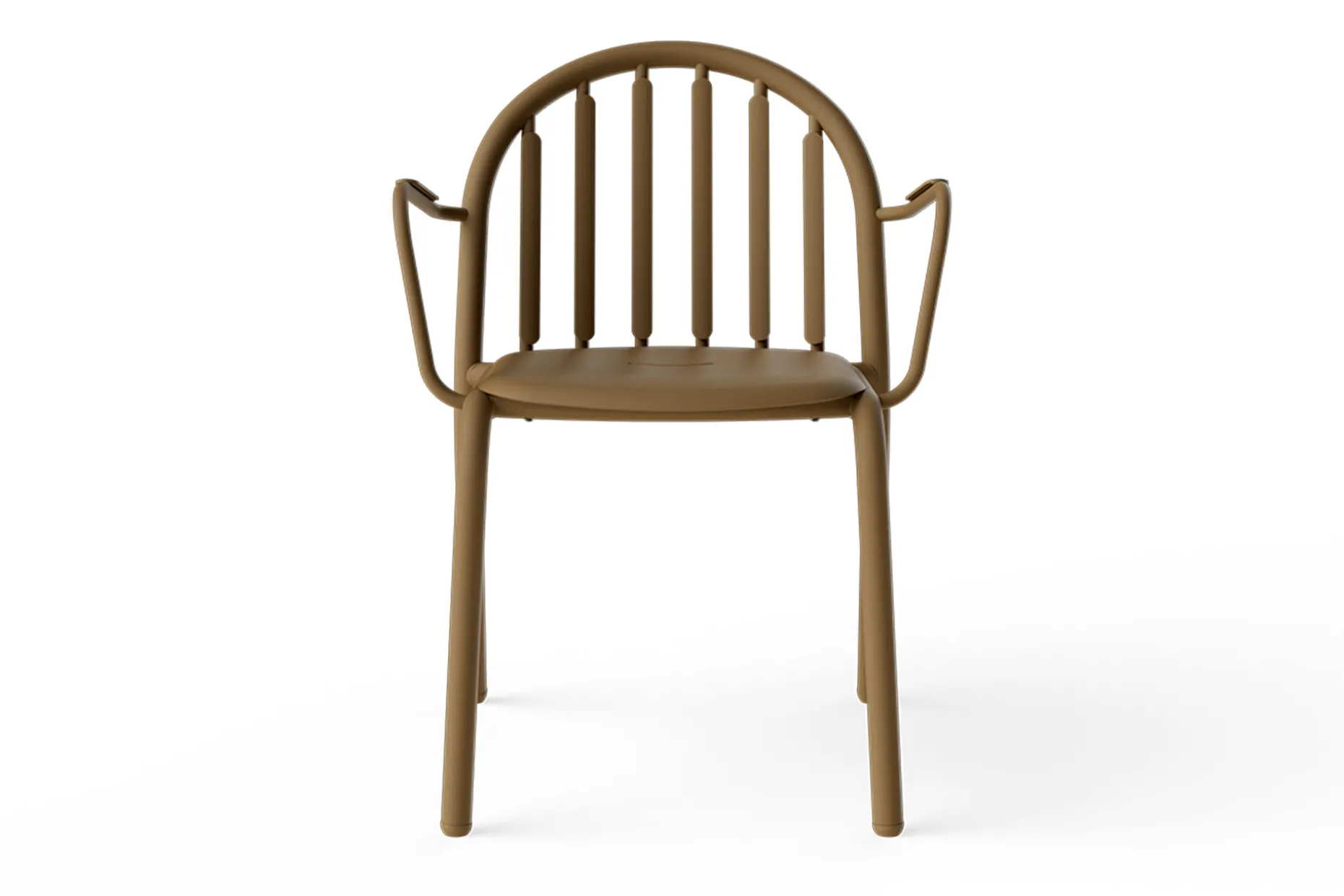 Fred's Armchair Chaise de jardin avec accoudoirs, marron, 60x59.5x80.5 cm