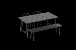 Fred's Bench Banc de jardin, black, 160x40x46.5 cm