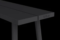 Fred's Bench Banc de jardin, black, 160x40x46.5 cm