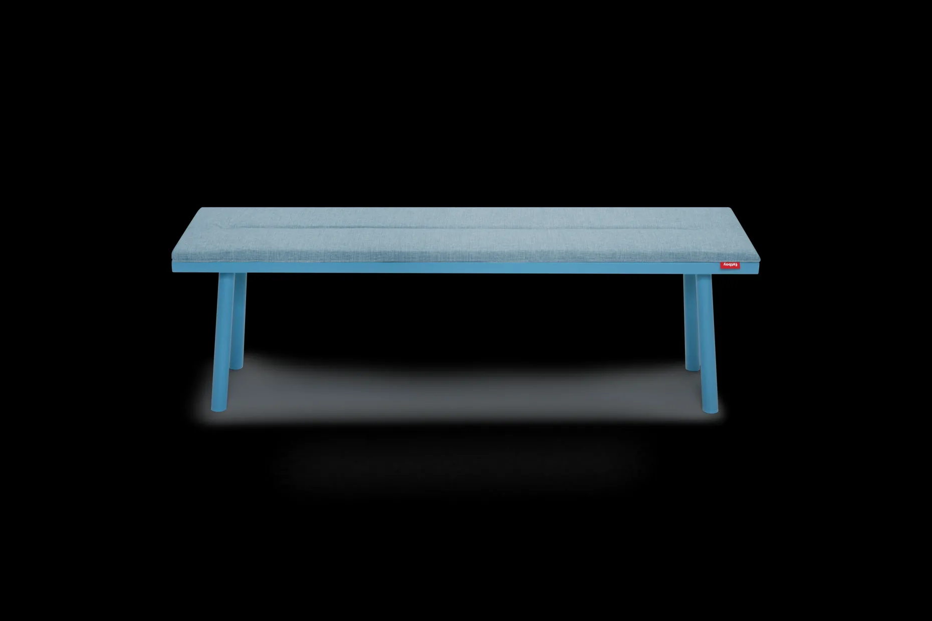 Fred's Bench Pillow Coussin d’extérieur, bleu, 160x40x3.5 cm
