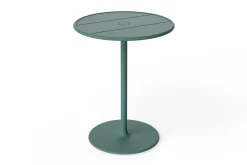 Fred's Bistreau Petite table de jardin ronde, vert, 60x60x76 cm