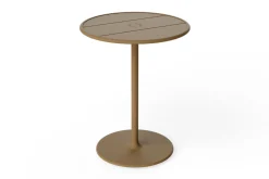 Fred's Bistreau Petite table de jardin ronde, marron, 60x60x76 cm