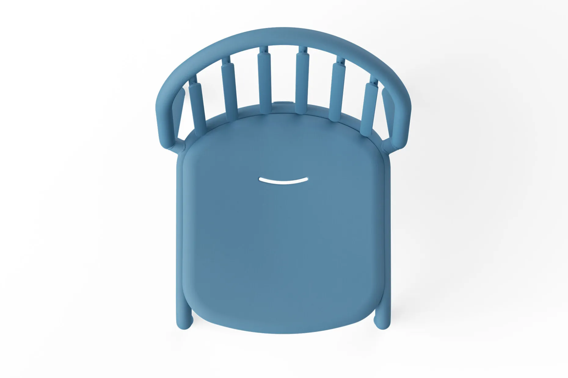 Fred's Chair Chaise de jardin, bleu, 52x56x80.5 cm