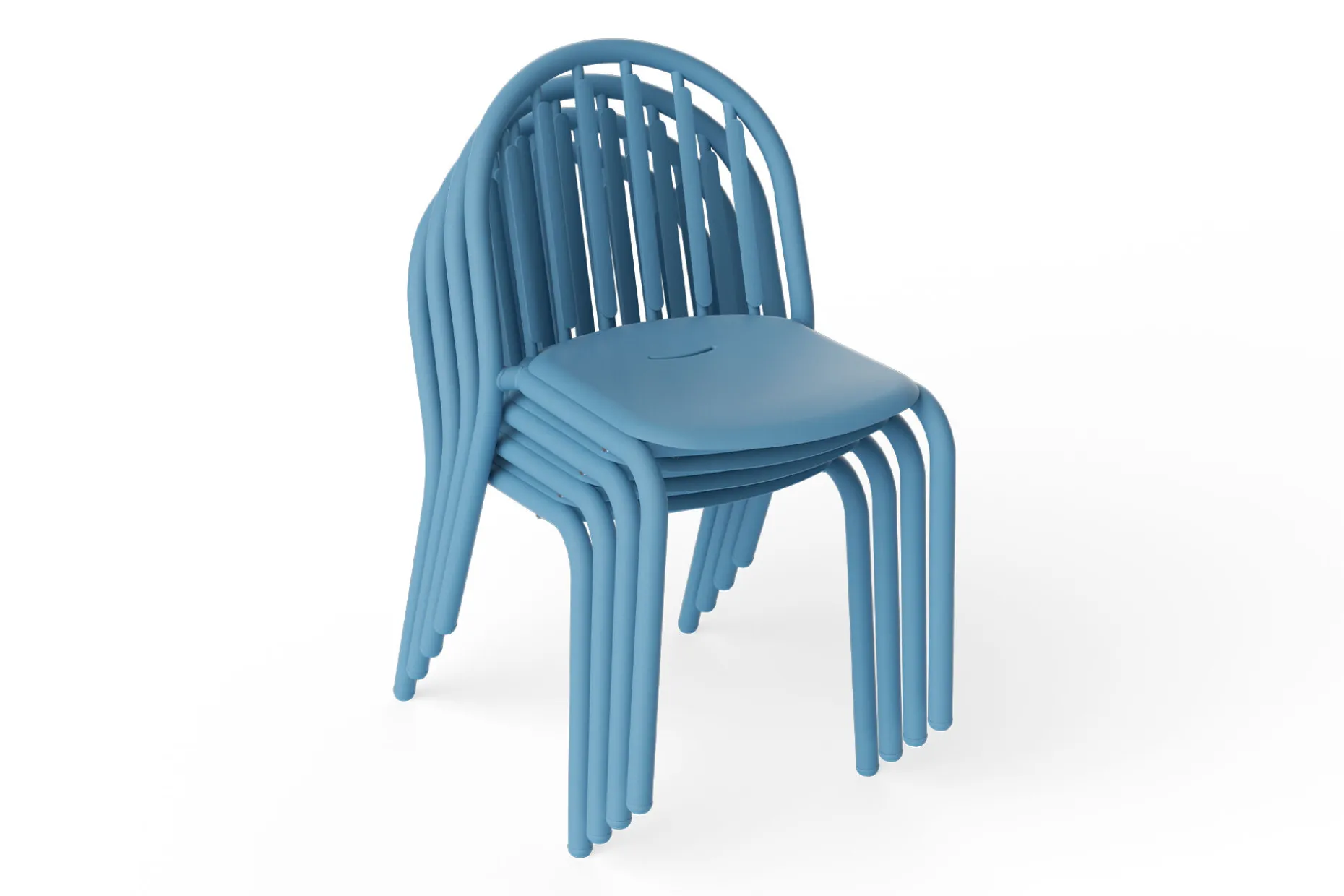 Fred's Chair Chaise de jardin, bleu, 52x56x80.5 cm