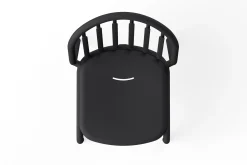 Fred's Chair Chaise de jardin, black, 52x56x80.5 cm