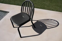 Fred's Chair Chaise de jardin, black, 52x56x80.5 cm