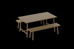 Fred's Medium Table Table de jardin, marron, 170x90x76 cm