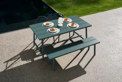 Fred's Medium Table Table de jardin, vert, 170x90x76 cm