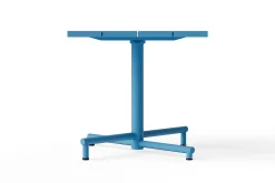 Fred's Square Bistreau Petite table de jardin carrée, bleu, 80x80x76 cm
