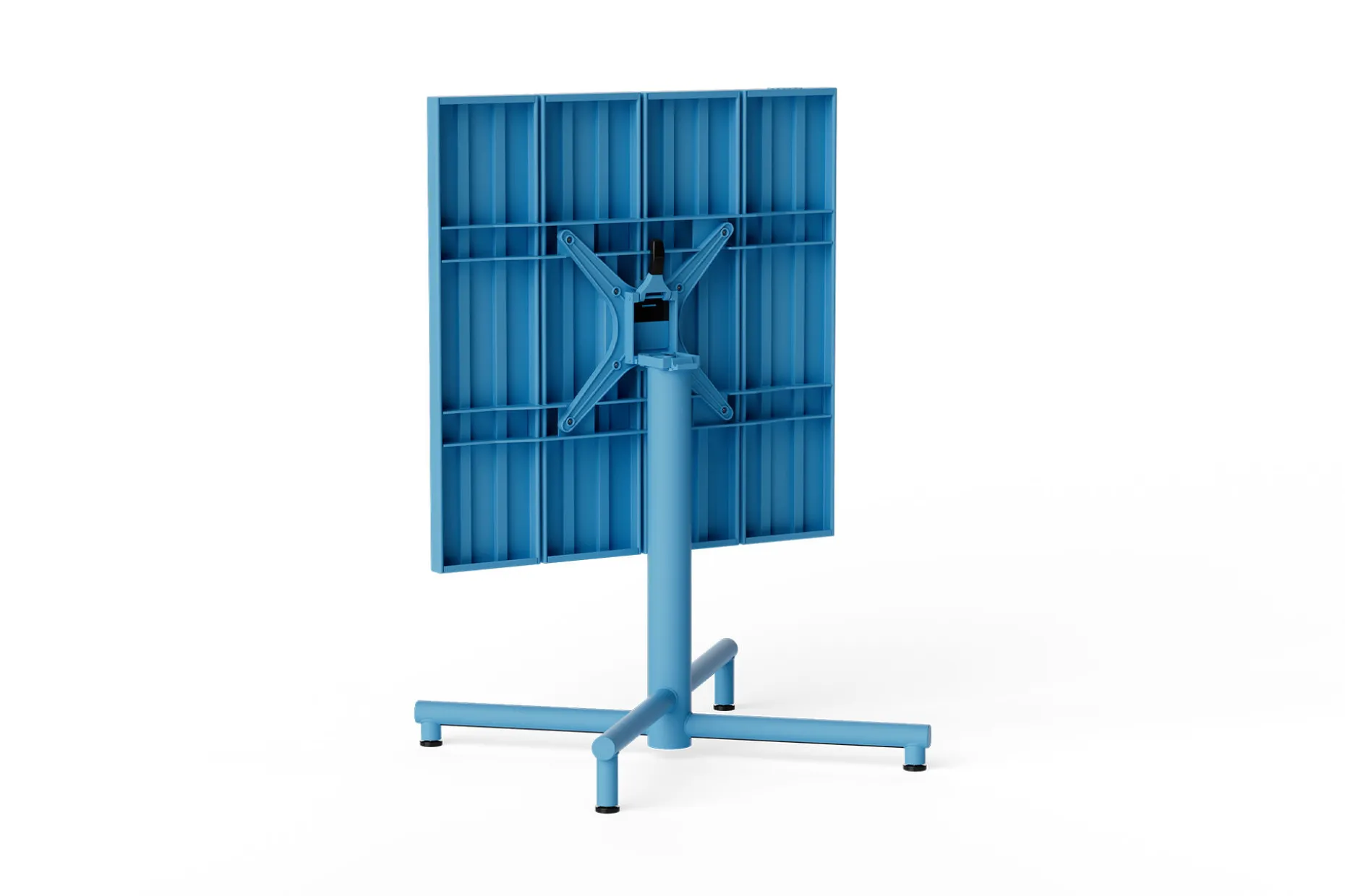 Fred's Square Bistreau Petite table de jardin carrée, bleu, 80x80x76 cm