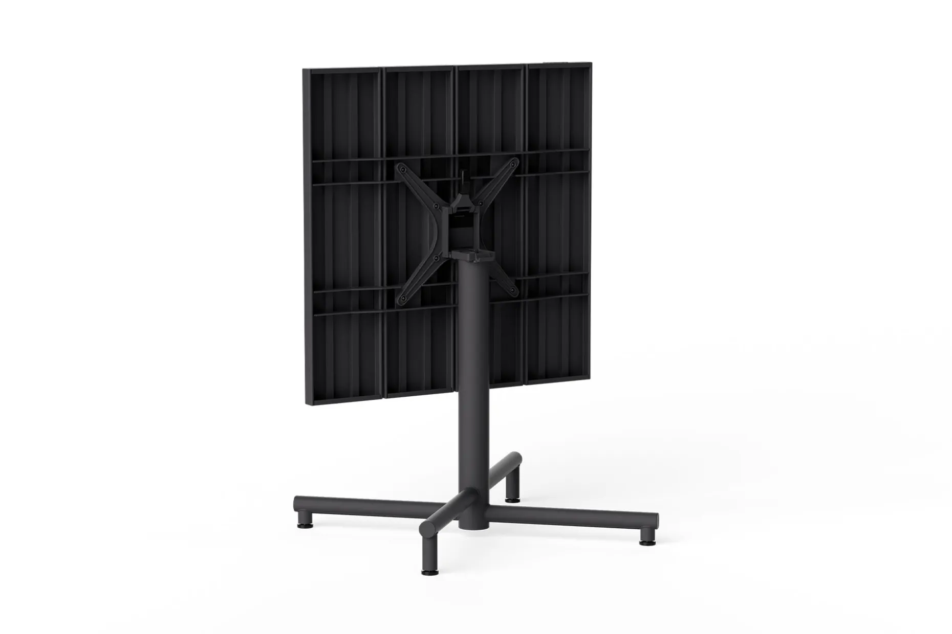 Fred's Square Bistreau Petite table de jardin carrée, black, 80x80x76 cm