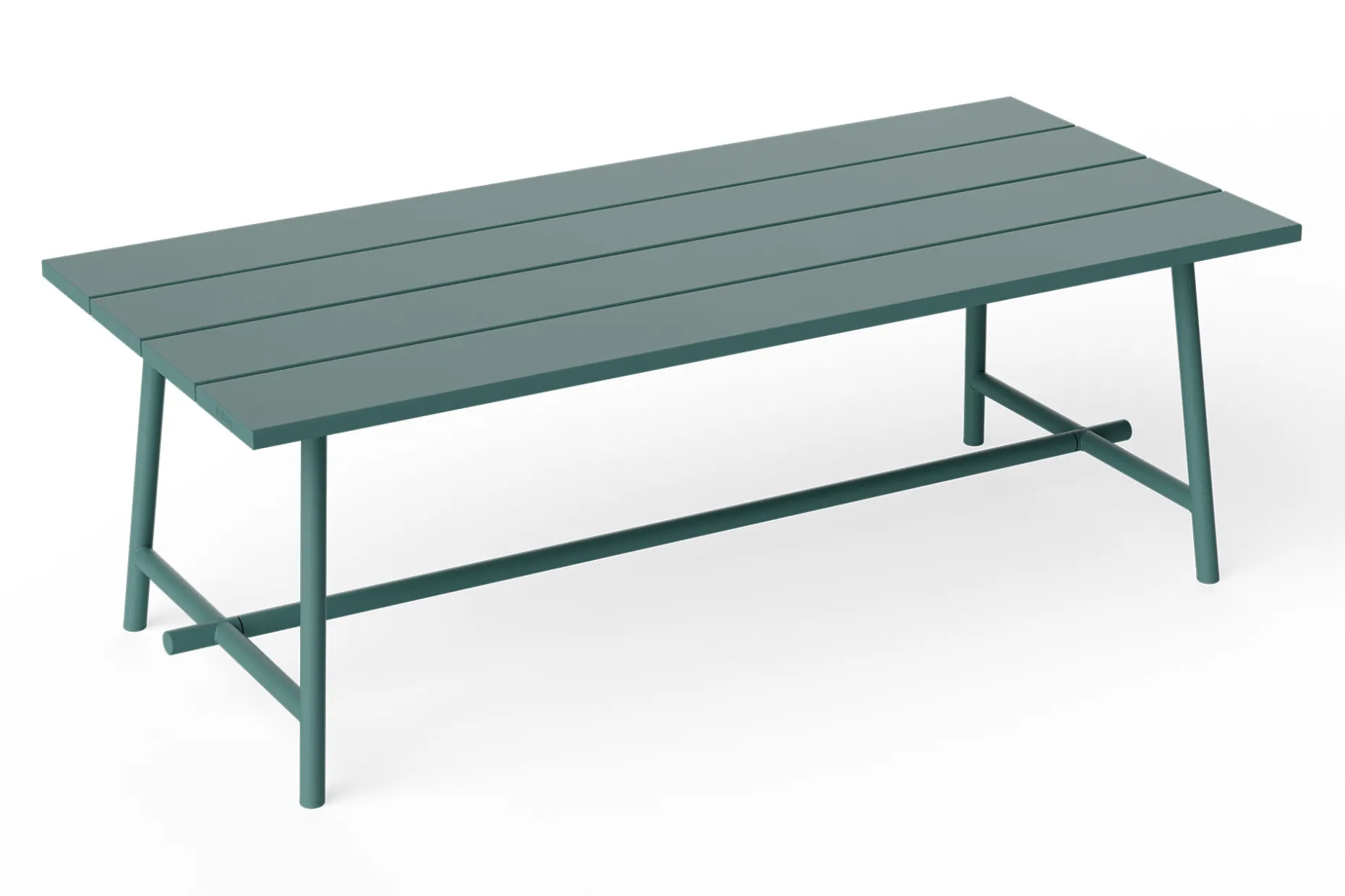 Fred's Table Table de jardin, vert, 220x100x76 cm