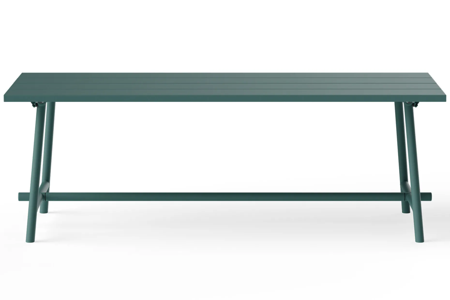 Fred's Table Table de jardin, vert, 220x100x76 cm