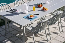 Fred's Table Table de jardin, vert, 220x100x76 cm