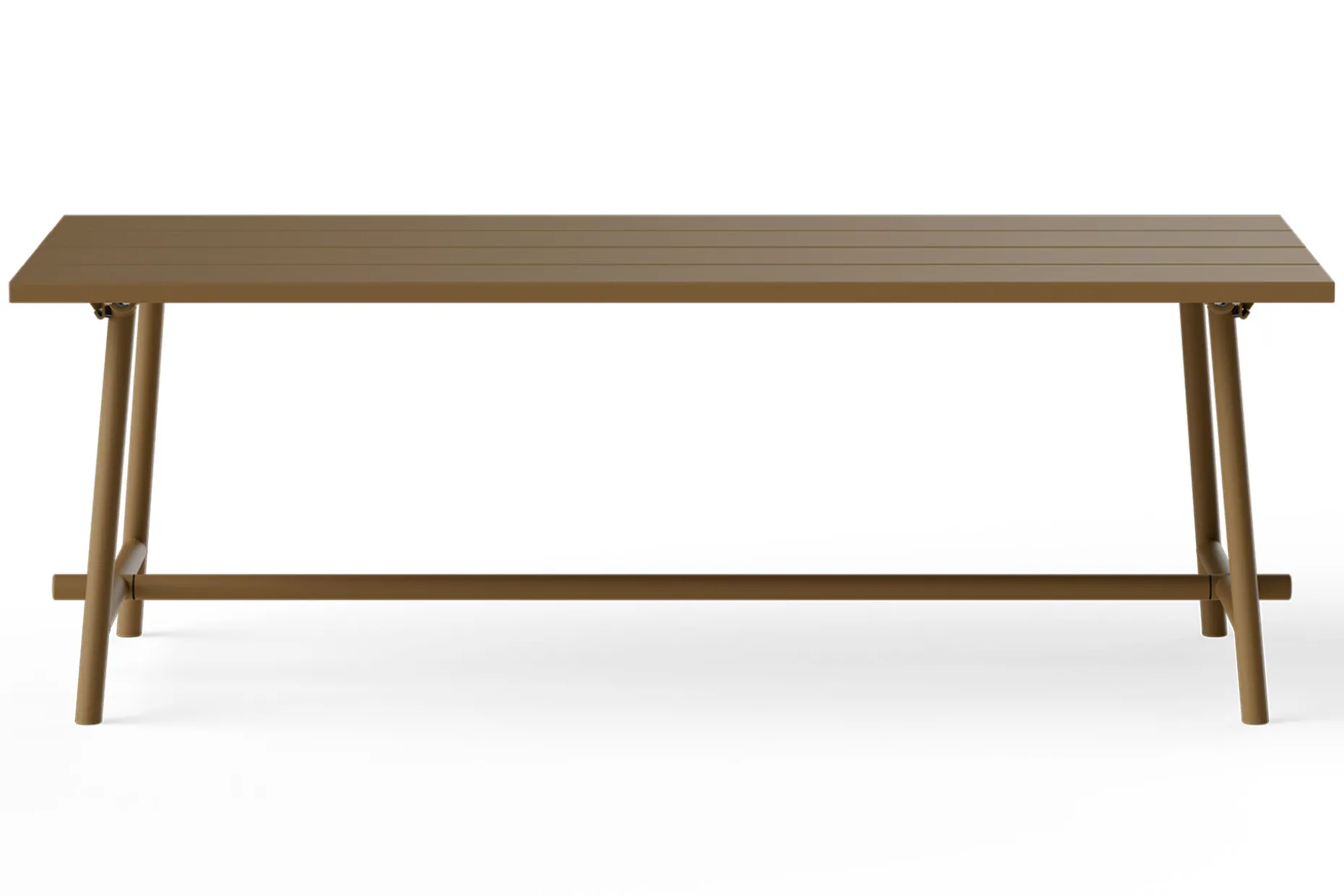 Fred's Table Table de jardin, marron, 220x100x76 cm