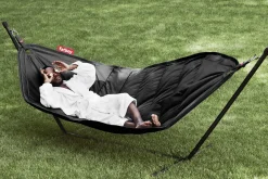 Headdemock Black Hamac avec support, 270x138x110 cm