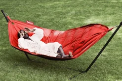 Headdemock Red Hamac avec support, 270x138x110 cm