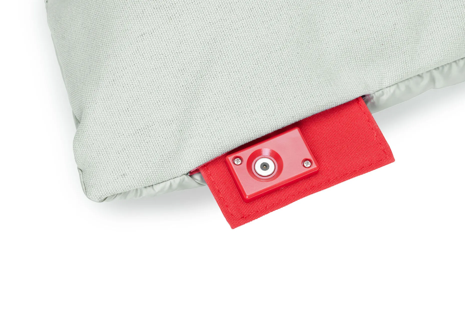 Hotspot Pillow Quadro Coussin chauffant, argent, 45x45x17.5 cm