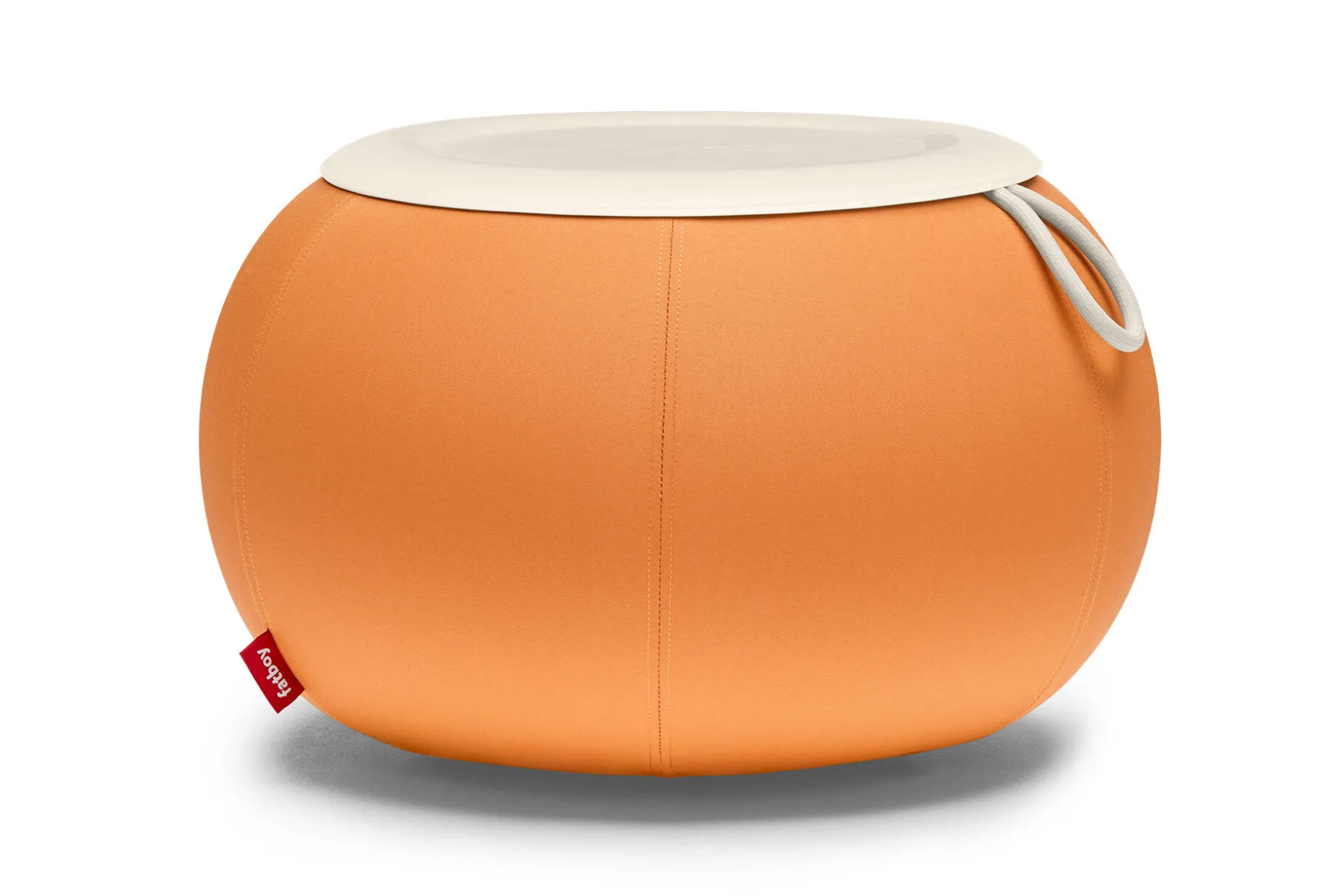 Humpty Outdoor Tables basses d'extérieur, orange, 65x65x35 cm