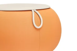 Humpty Outdoor Tables basses d'extérieur, orange, 65x65x35 cm