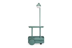 Jolly Trolley Table de bar mobile, vert, 78x55x200 cm