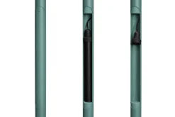 Jolly Trolley Table de bar mobile, vert, 78x55x200 cm