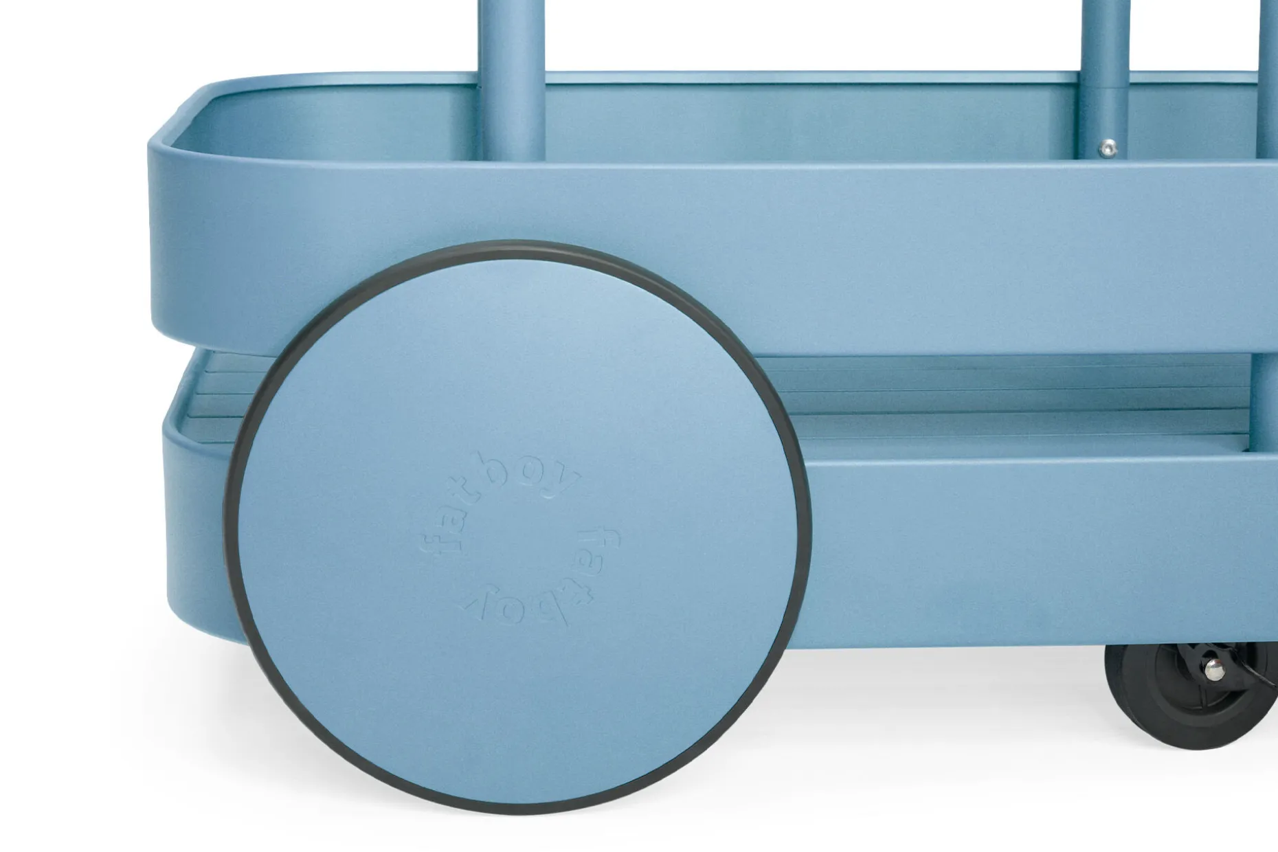 Jolly Trolley Table de bar mobile, bleu, 78x55x200 cm
