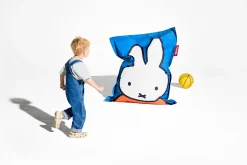 Junior Nylon x Miffy / Boris Pouf géant Miffy, bleu, 130x100 cm