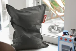 Junior Pouf pour enfant, gris, 100x130 cm