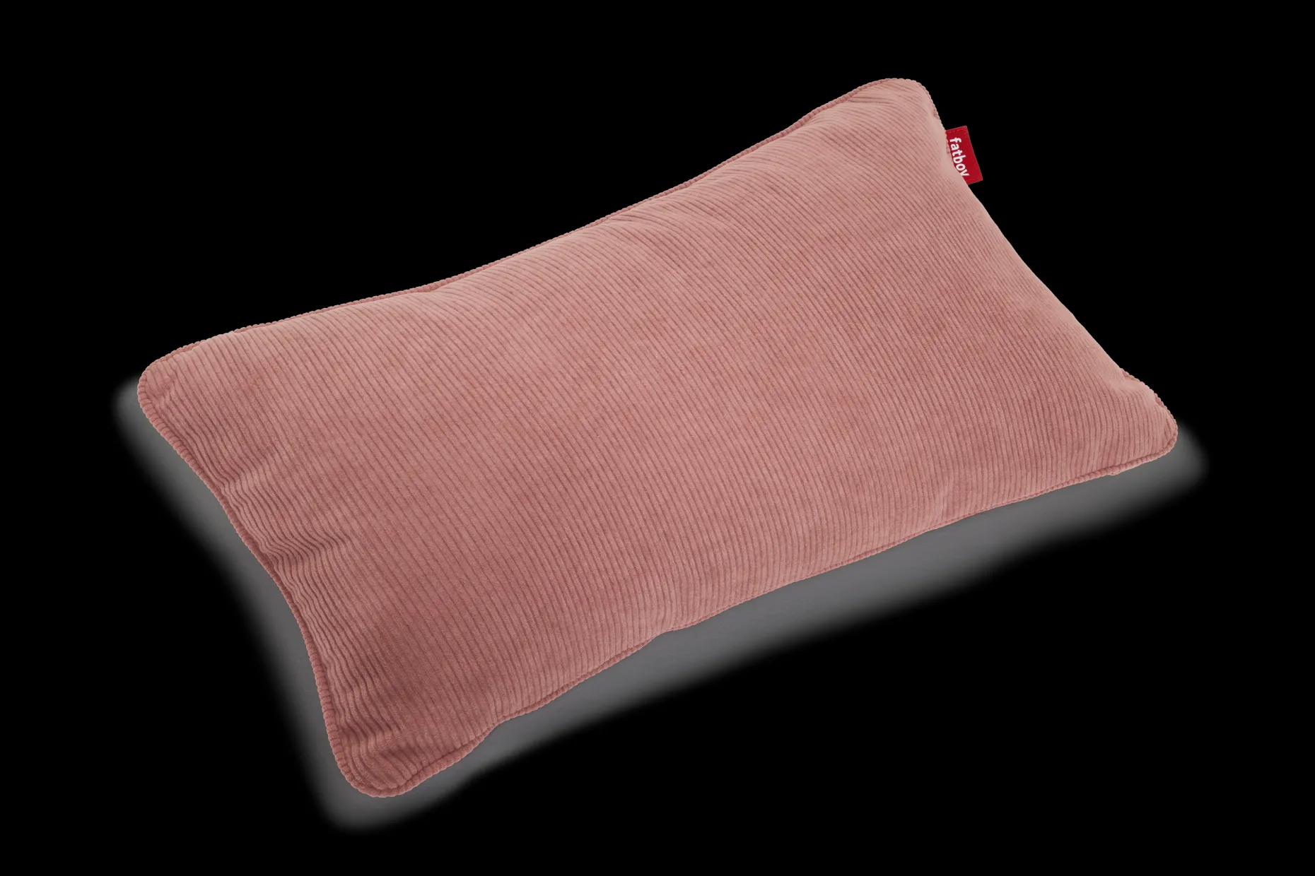 King Pillow Cord Coussin décoratif, rose, 66x40 cm