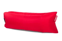 Lamzac 3.0 Pouf gonflable, rouge, 185x83x50 cm