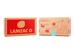 Lamzac O Pouf gonflable, blanc, 110x103x62 cm