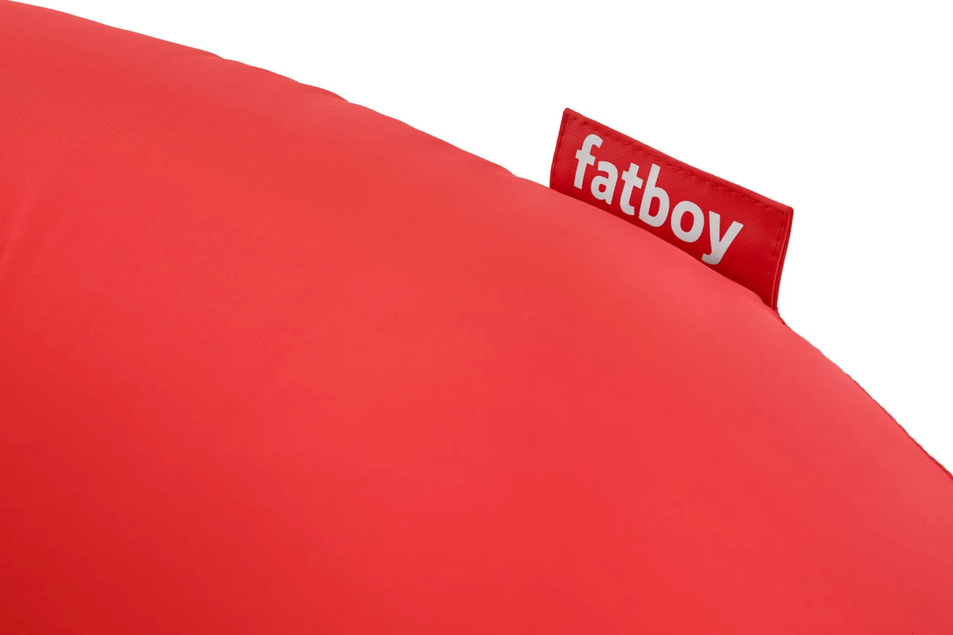 Lamzac O Pouf gonflable, rouge, 110x103x62 cm