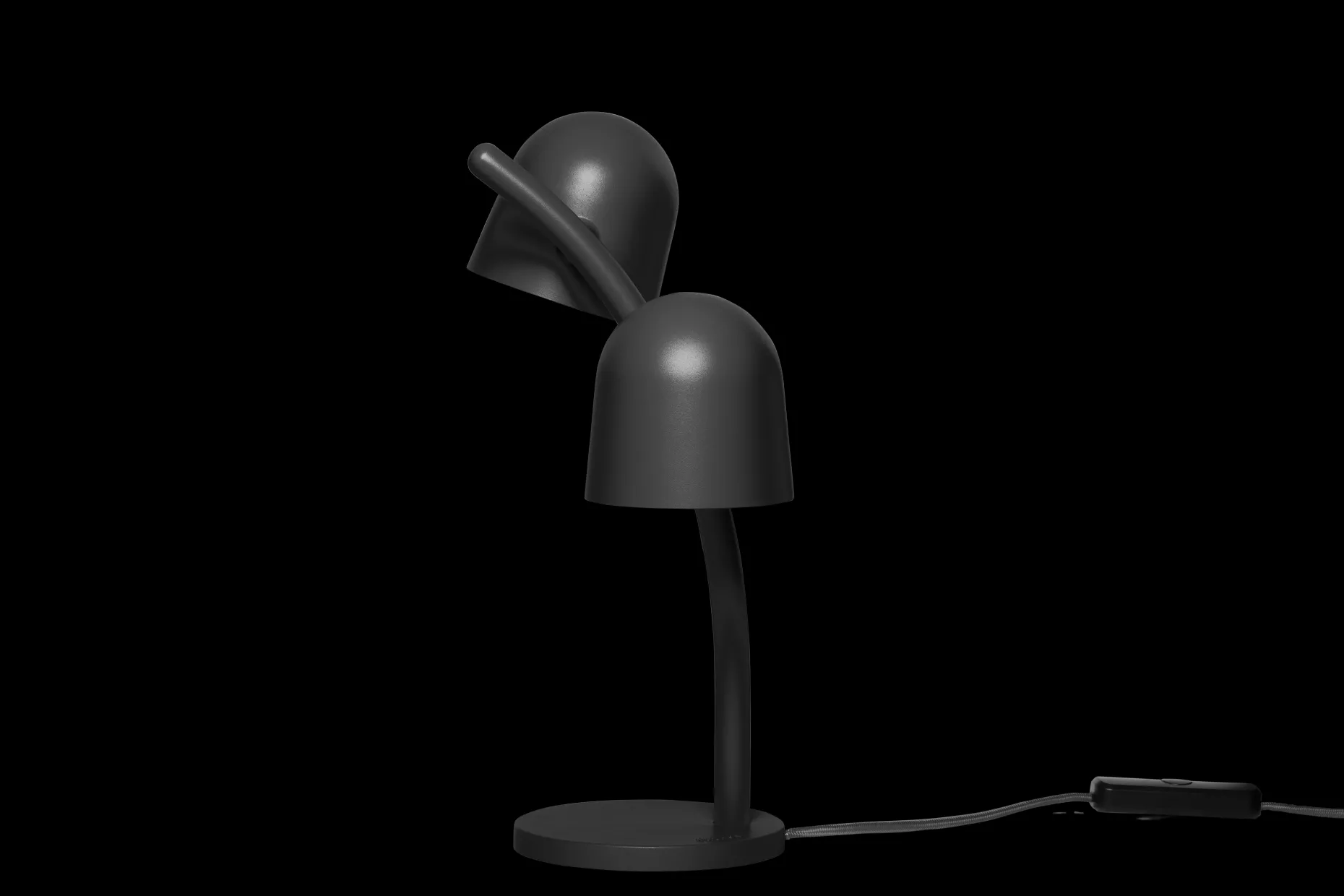 Little Lebow Lampe de table dimmable, black, 17x29.2x42 cm