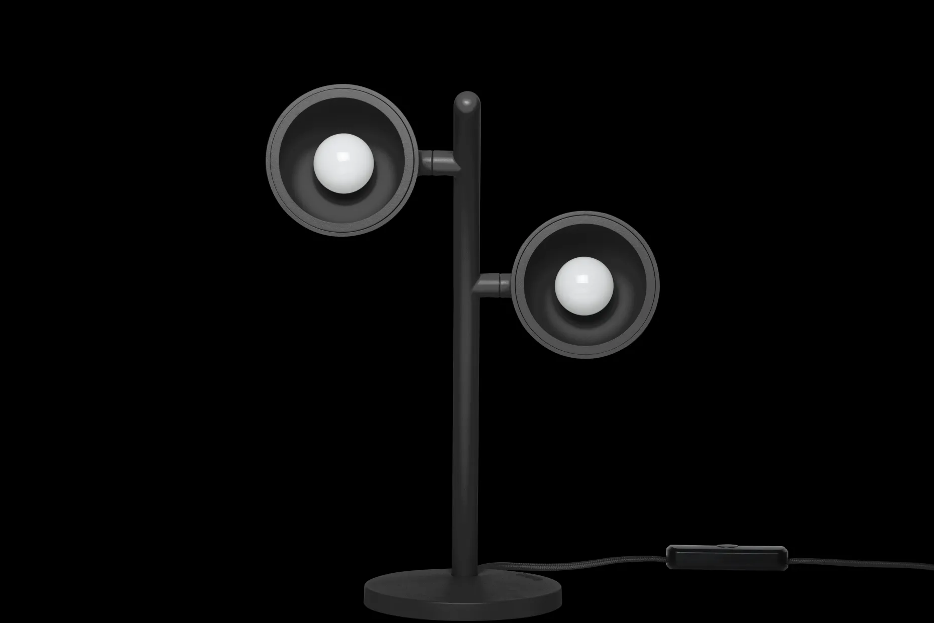 Little Lebow Lampe de table dimmable, black, 17x29.2x42 cm