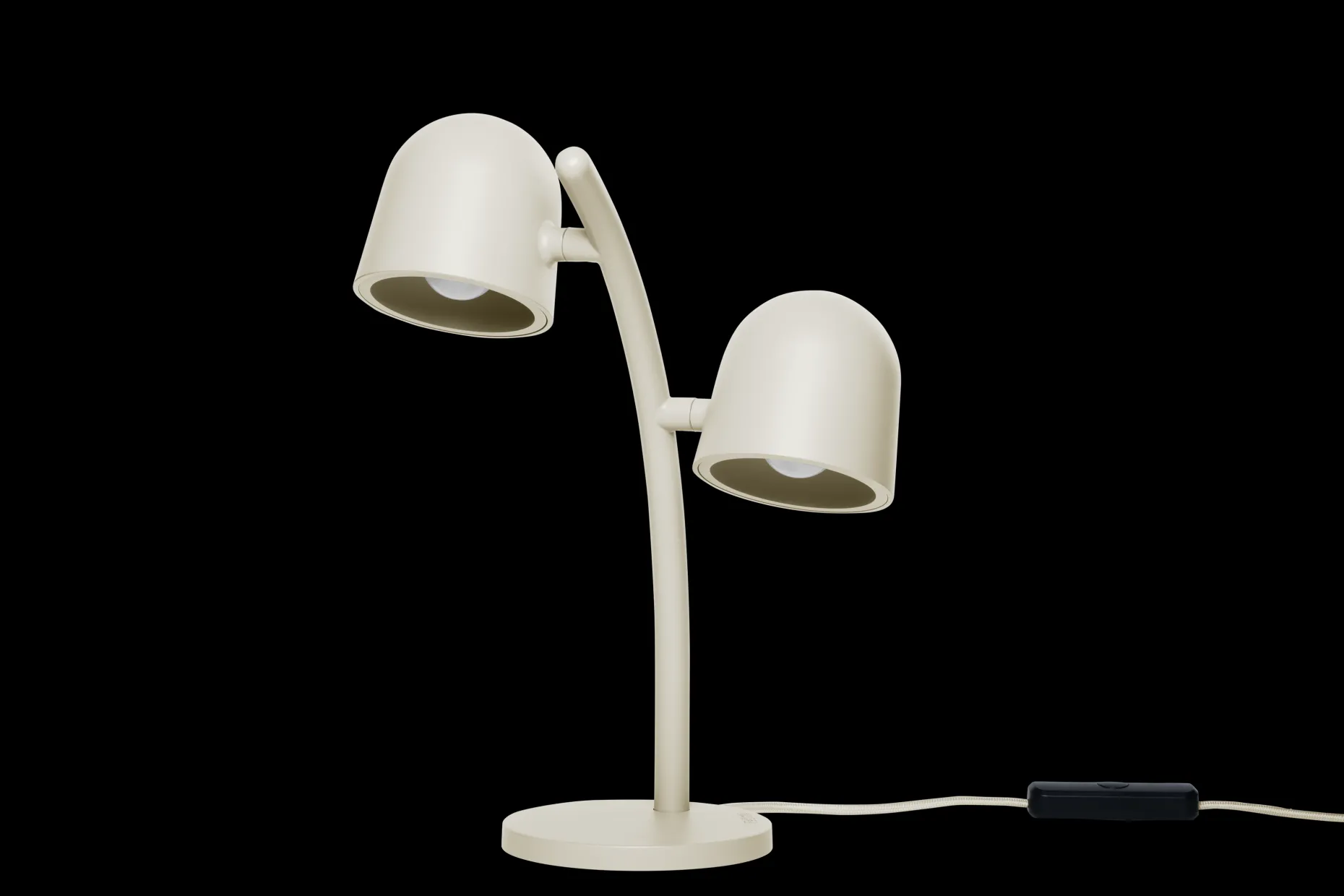 Little Lebow Lampe de table dimmable, blanc, 17x29.2x42 cm