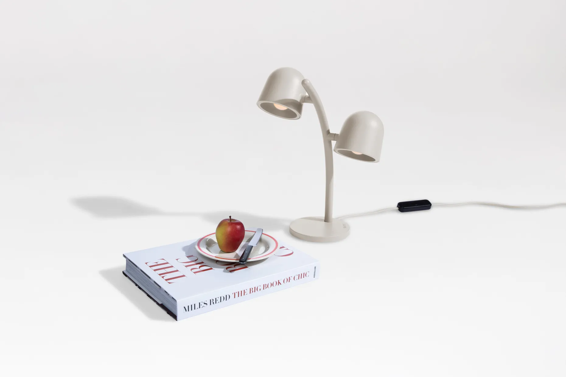 Little Lebow Lampe de table dimmable, blanc, 17x29.2x42 cm