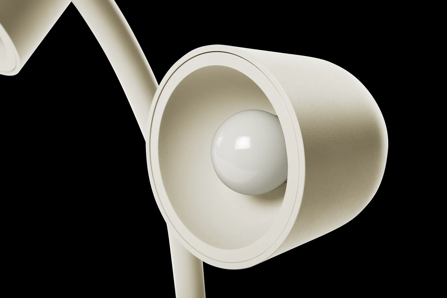 Little Lebow Lampe de table dimmable, blanc, 17x29.2x42 cm