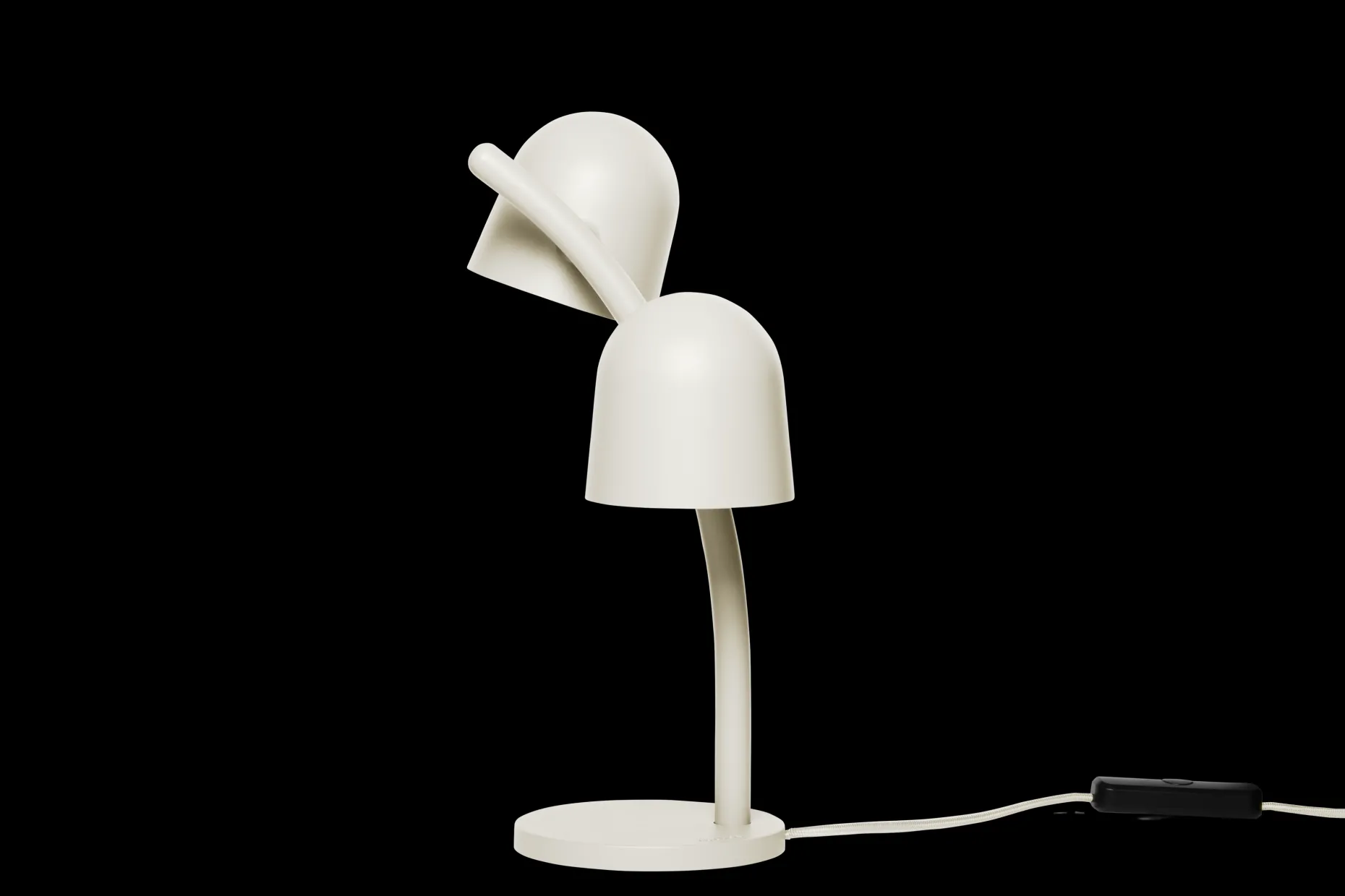 Little Lebow Lampe de table dimmable, blanc, 17x29.2x42 cm