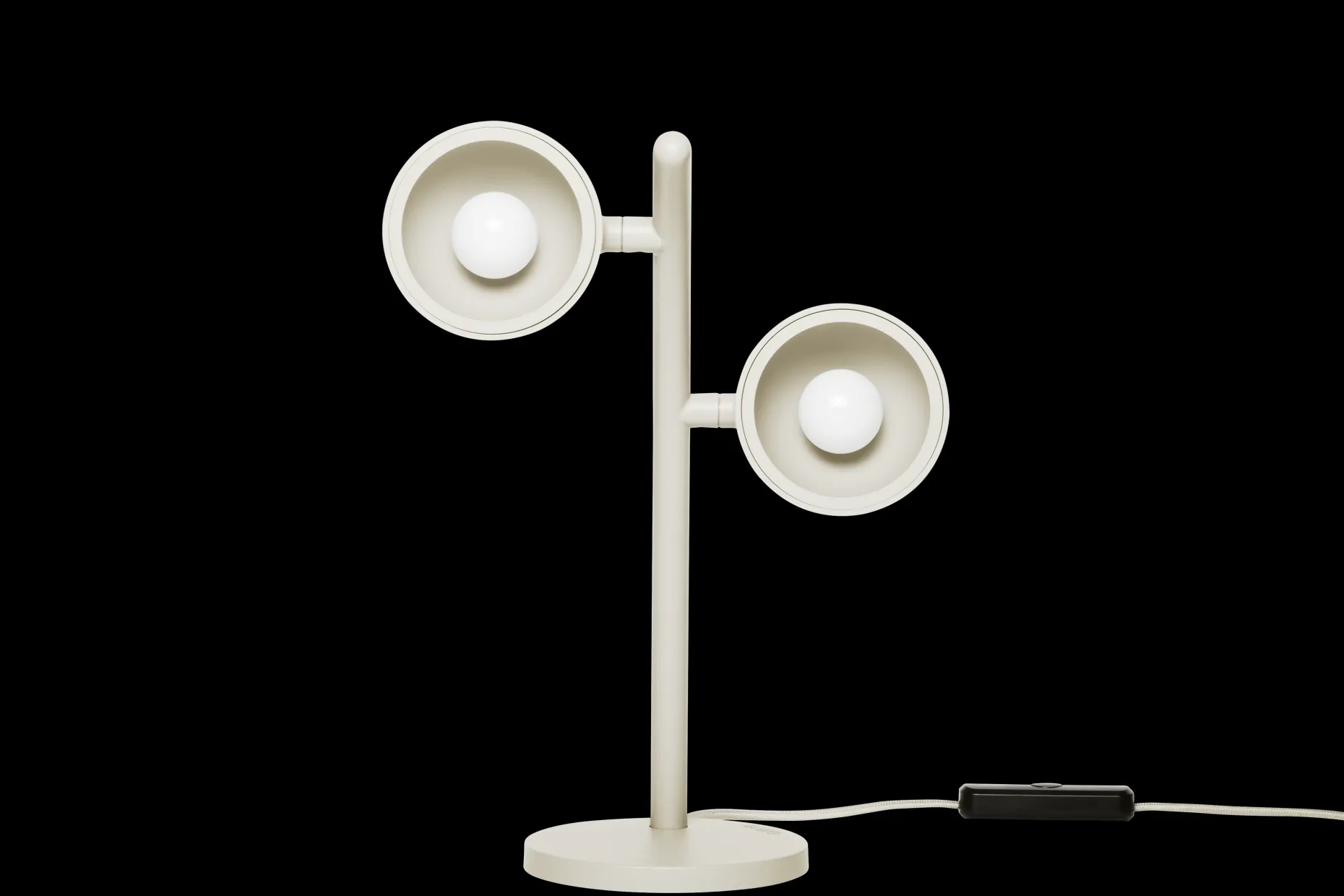 Little Lebow Lampe de table dimmable, blanc, 17x29.2x42 cm