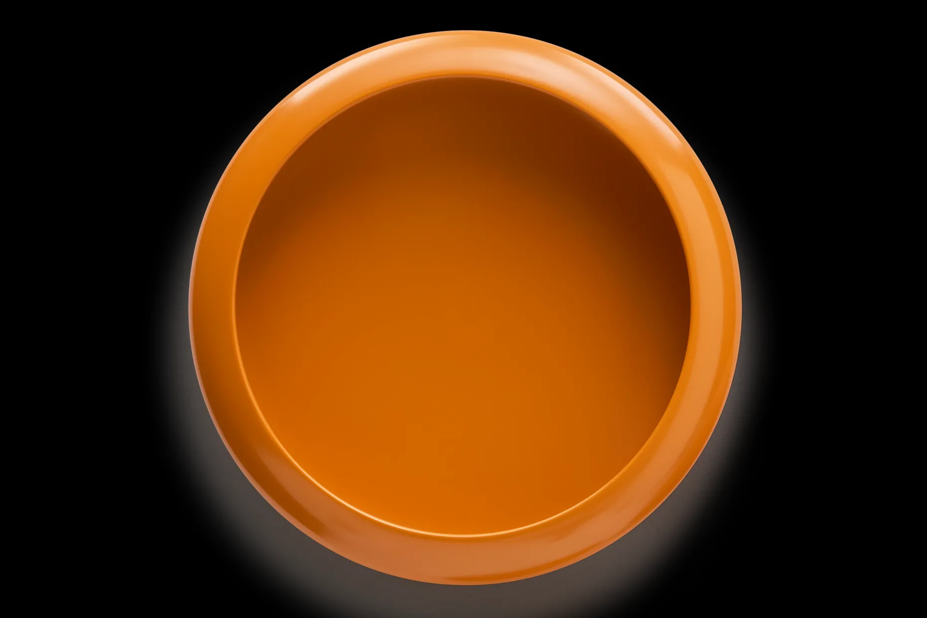 Oloha Large Applique murale, orange, 37.5x37.5x8.2 cm